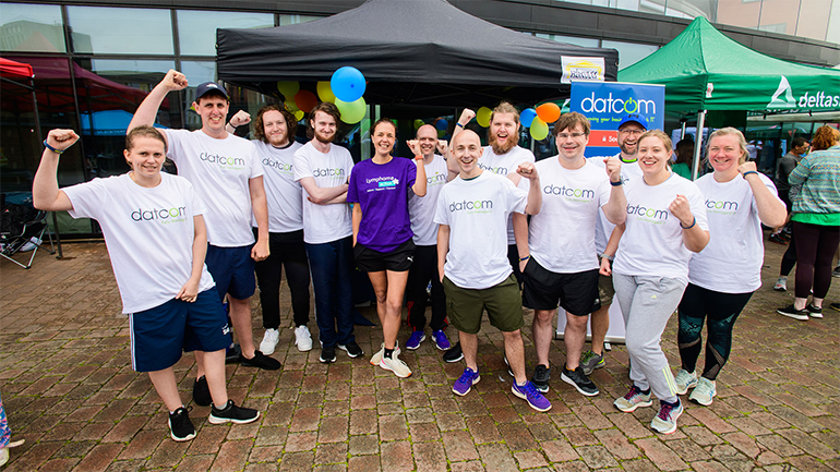 Datcom team takes to the water in aid of LIVES